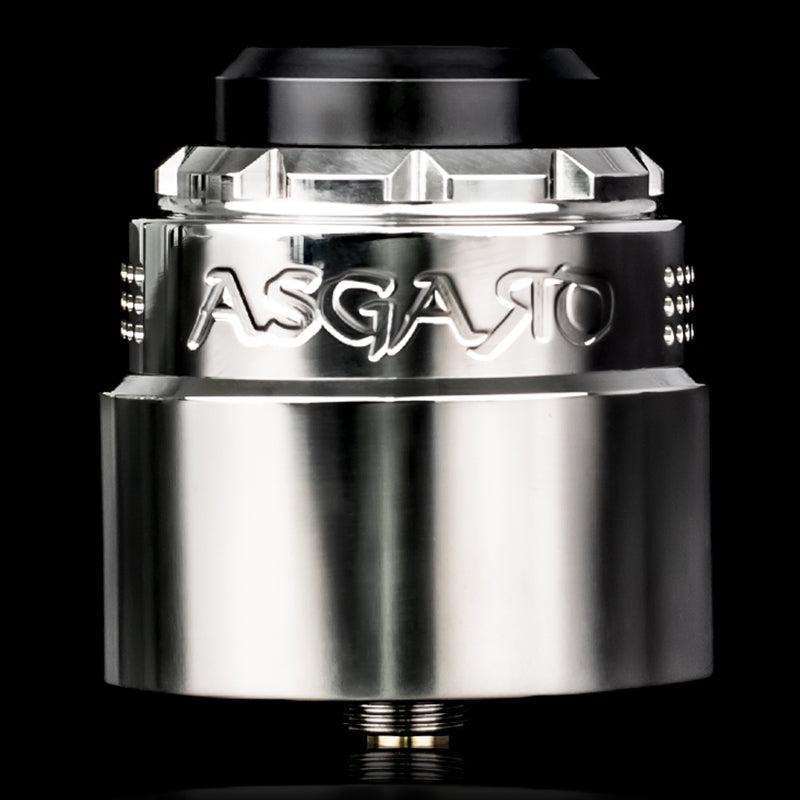 Asgard RDA in Polished Stainess Steel By Vaperz Cloud