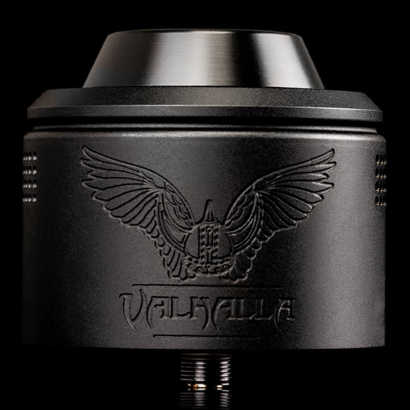 Valhalla V2 RDA in Matte Black By Vaperz Cloud
