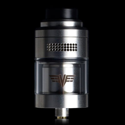 Valkyrie Mini RTA Brushed Stainless Steel By Vaperz Cloud