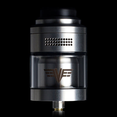 Valkyrie RTA Brushed Stainless Steel By Vaperz Cloud