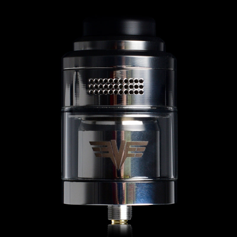 Valkyrie RTA Polished Stainless Steel By Vaperz Cloud